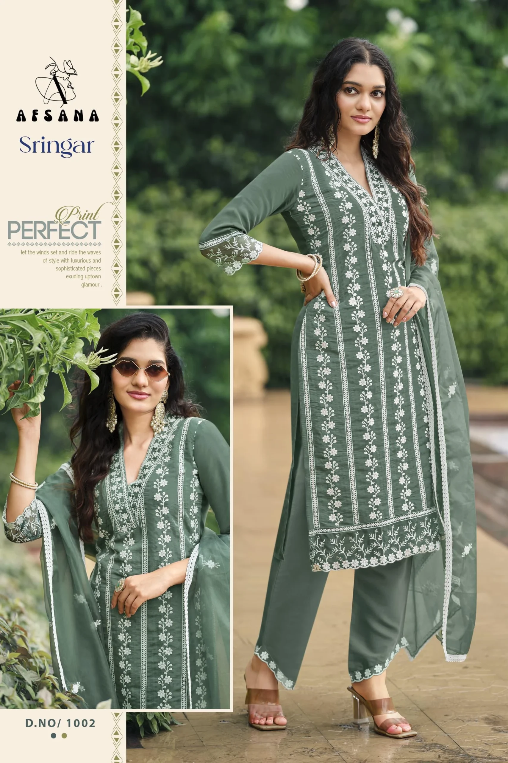 Vardan Ethnic Sringar Roman Butti Wholesale Readymade Salwar Suit Catalog — Wholesale Readymade Suit, MPA wholesale from Surat — view 2